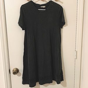 Altar’d State Dark Gray T-Shirt Dress